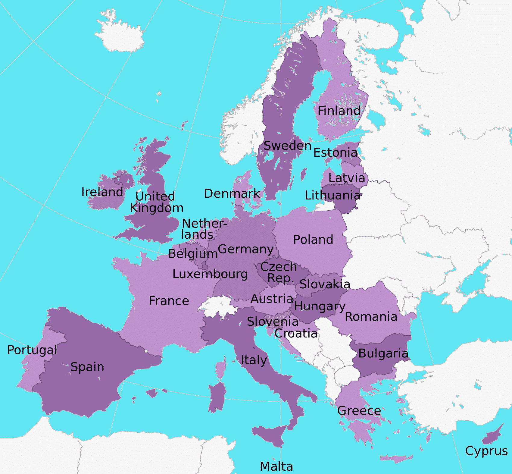Map of Europe